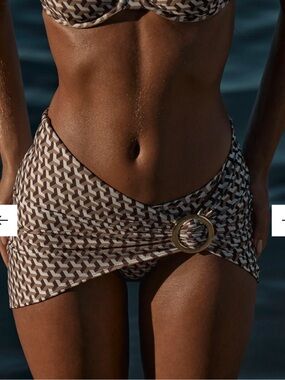 Monday Swim. Jamaica Geo Husk Sarong - SMALL- Worn once
